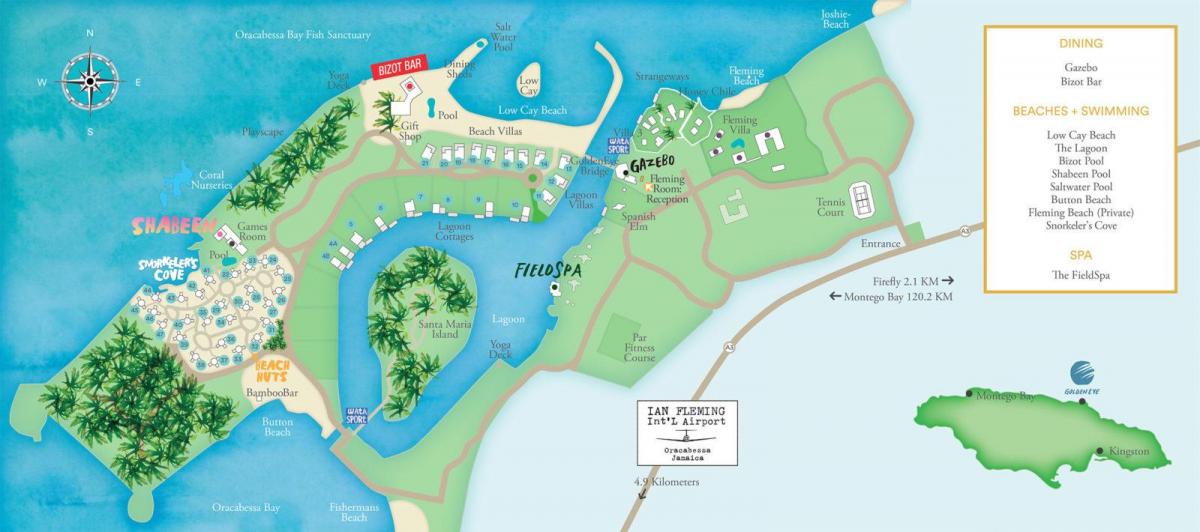 Harta e xhamajkës vendpushimet