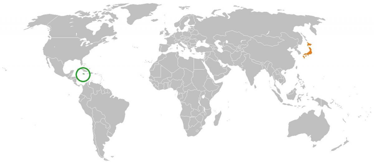 jamaica në hartën e botës