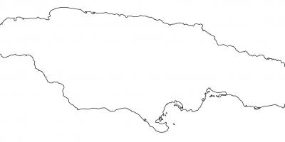Bosh harta e xhamajkës me kufijtë