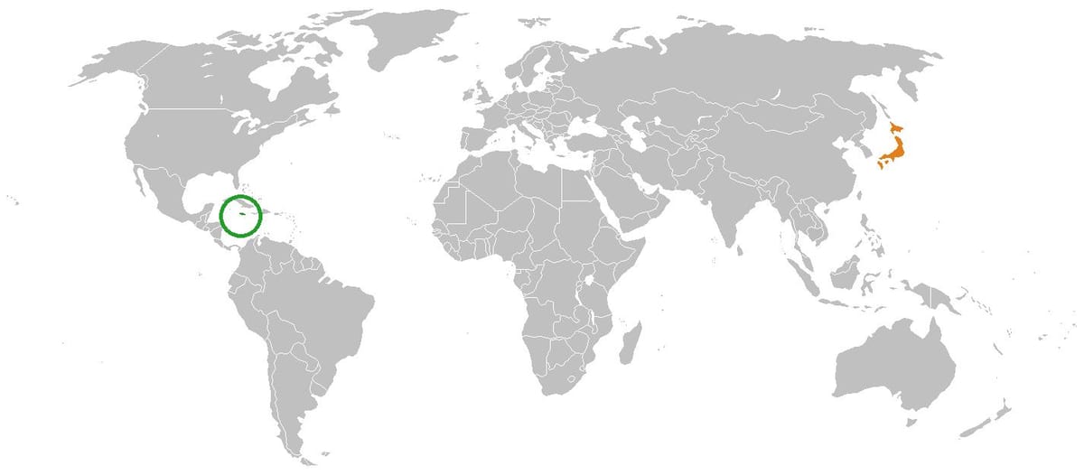 jamaica në hartën e botës