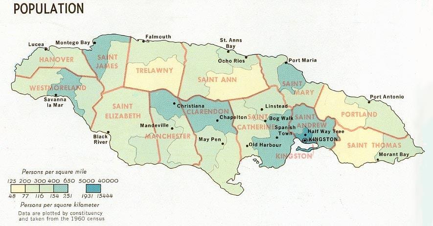 popullsia harta e xhamajkës