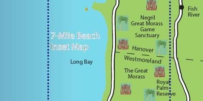 Harta e negril jamaica 7 milje plazh